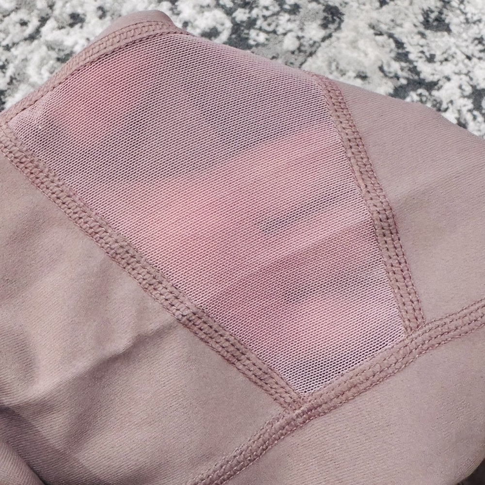 Garage Sport Mauve Mesh Cutout Leggings - Picture 10 of 11
